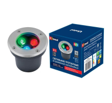 Ландшафтный светодиодный светильник Uniel ULU-B10A-3W/RGB IP67 Grey UL-00006818