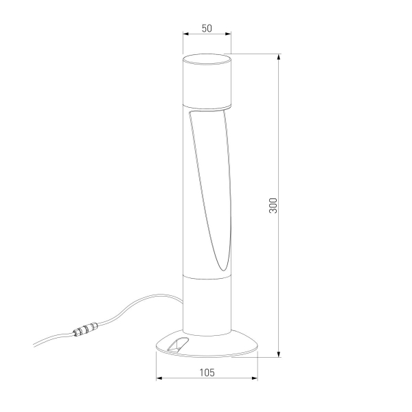 Ландшафтный светильник Elektrostandard Recess (35177/S) 3000K черный a072095