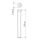 Уличный светодиодный светильник Arlight LGD-Path-Round90-H650B-7W Warm White 020349