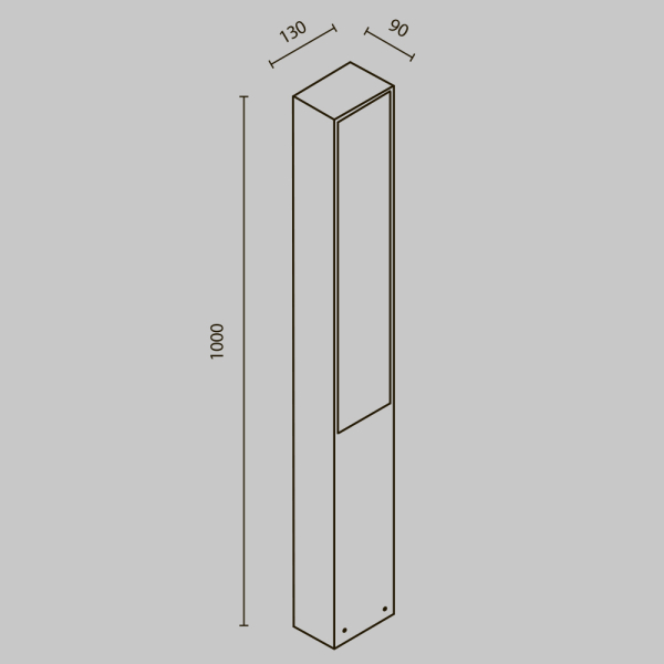 Ландшафтный светильник Maytoni Outdoor O470FL-L20GF3K