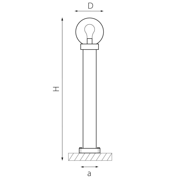 Уличный светильник Lightstar Bolla 373710 Уличный светильник Lightstar Bolla 373710