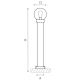 Уличный светильник Lightstar Bolla 373710