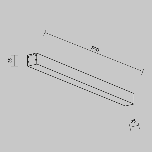 Линейный светильник Maytoni Technical LL311010