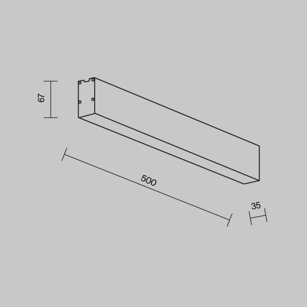 Линейный светильник Maytoni Technical LL311033