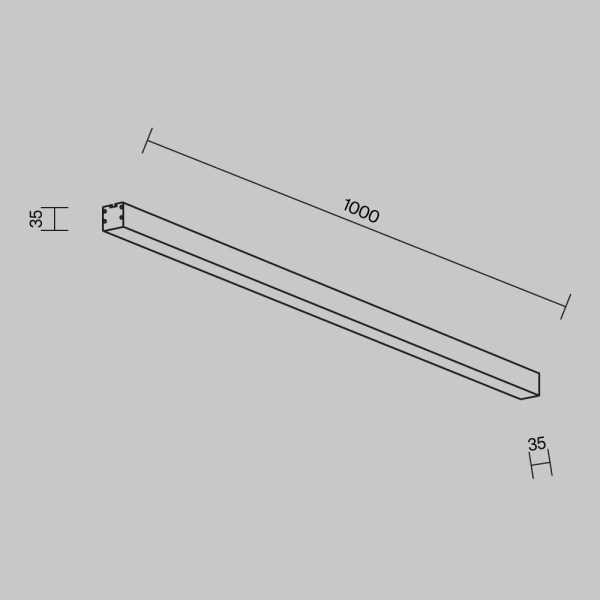 Линейный светильник Maytoni Technical LL311003