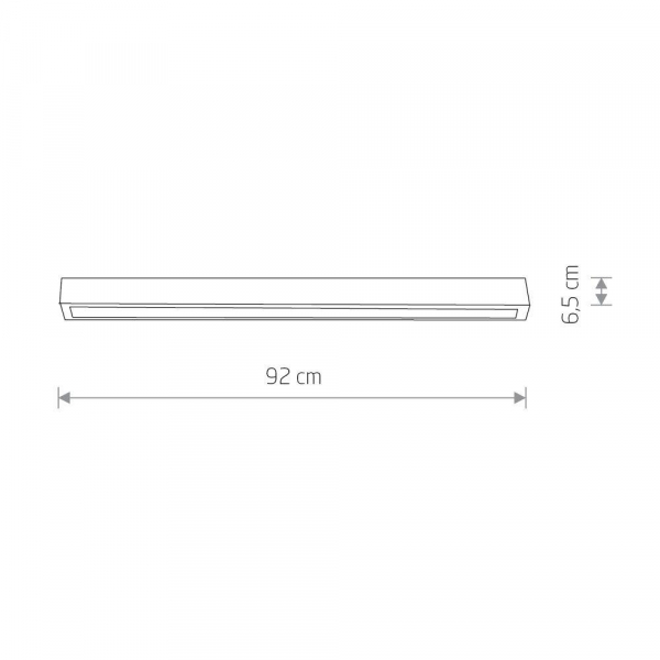 Потолочный светильник Nowodvorski Straight Ceiling Led M 7558 Потолочный светильник Nowodvorski Straight Ceiling Led M 7558
