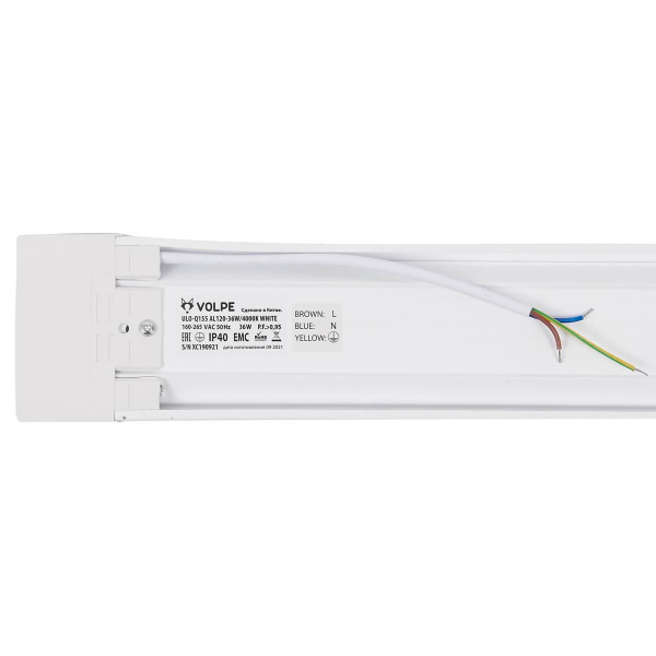 Потолочный светодиодный светильник Volpe ULO-Q155 AL120-36W/4000K White UL-00009261 Потолочный светодиодный светильник Volpe ULO-Q155 AL120-36W/4000K White UL-00009261