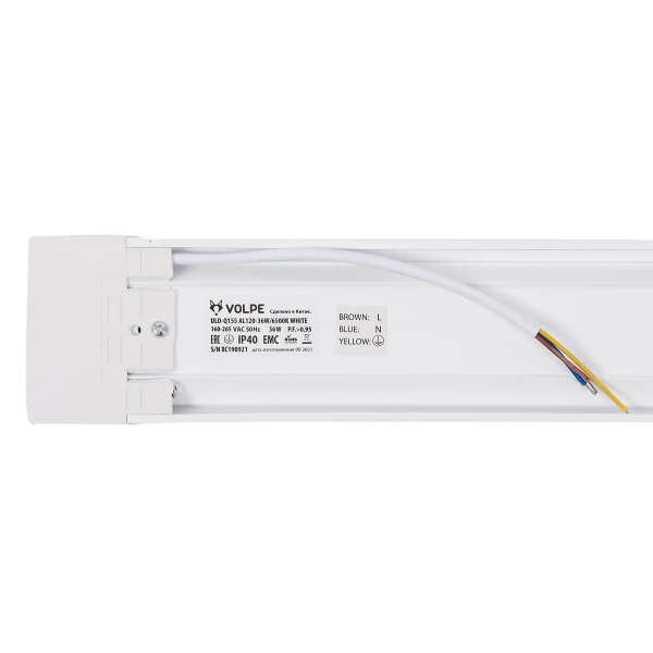 Потолочный светодиодный светильник Volpe ULO-Q155 AL120-36W/6500K White UL-00009260 Потолочный светодиодный светильник Volpe ULO-Q155 AL120-36W/6500K White UL-00009260