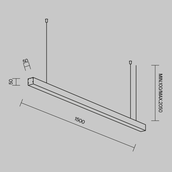 Линейный светильник Maytoni Technical LL312021