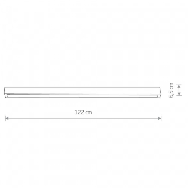 Потолочный светильник Nowodvorski Straight Ceiling Led L 7600 Потолочный светильник Nowodvorski Straight Ceiling Led L 7600