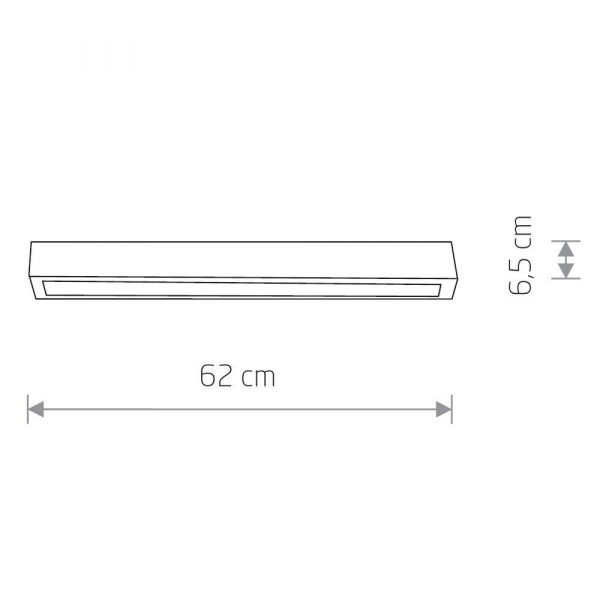 Потолочный светильник Nowodvorski Straight Ceiling Led S 7597 Потолочный светильник Nowodvorski Straight Ceiling Led S 7597
