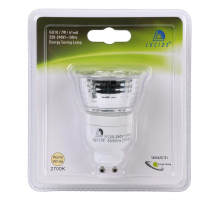 Лампа люминесцентные Lucide GU10 7W 2700K прозрачная 50444/07/31