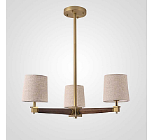Подвесная люстра Imperium Loft Jorgenson D70 Beige/Dark Wood 203576-26