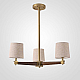 Подвесная люстра Imperium Loft Jorgenson D70 Beige/Dark Wood 203576-26