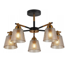 Потолочная люстра Illumico IL8226-5COU-79 BK GD