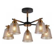 Потолочная люстра Illumico IL8226-5COU-79 BK GD