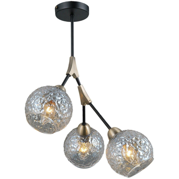 Подвесная люстра Illumico IL0263-3PSQ-79 BK AB Подвесная люстра Illumico IL0263-3PSQ-79 BK AB