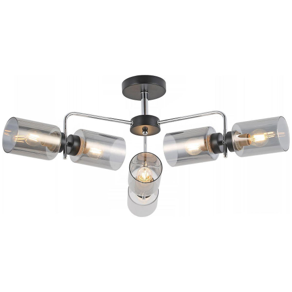 Потолочная люстра Illumico IL8249-6COU-79 BK CR Потолочная люстра Illumico IL8249-6COU-79 BK CR