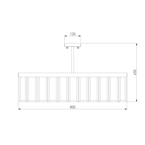 Потолочная люстра Bogates Eclipse 358/8 Smart