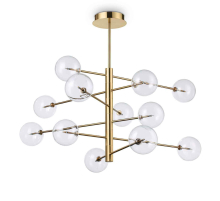 Подвесная люстра Ideal Lux Equinoxe SP12 Ottone Antico 200125