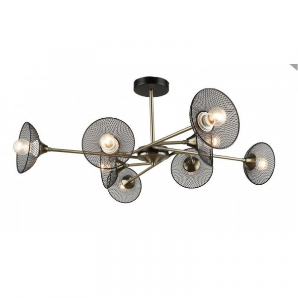 Потолочная люстра IMEX MD.5700-8-S-AB+BK Потолочная люстра IMEX MD.5700-8-S-AB+BK