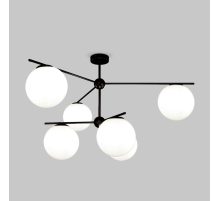 Потолочная люстра Eurosvet Marbella 60147/6 черный Smart