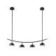 Подвесная светодиодная люстра Kink Light Стиви 07652-4,19