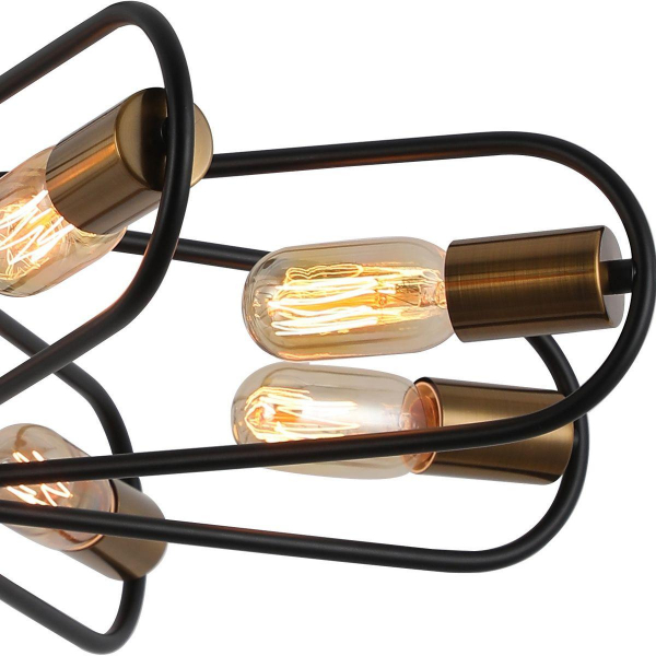 Потолочная люстра Illumico IL8253-8COU-79 BK GD Потолочная люстра Illumico IL8253-8COU-79 BK GD