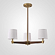 Подвесная люстра Imperium Loft Jorgenson D70 White/Dark Wood 203579-26