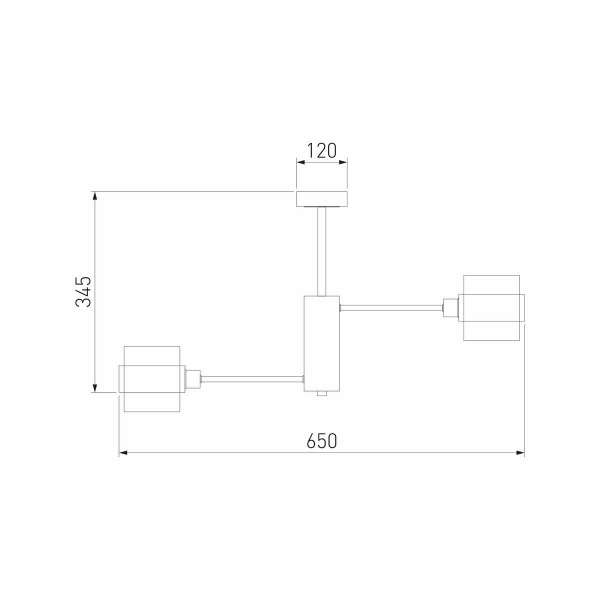 Потолочная люстра Eurosvet Arcada 70127/6 черный/дымчатый Потолочная люстра Eurosvet Arcada 70127/6 черный/дымчатый