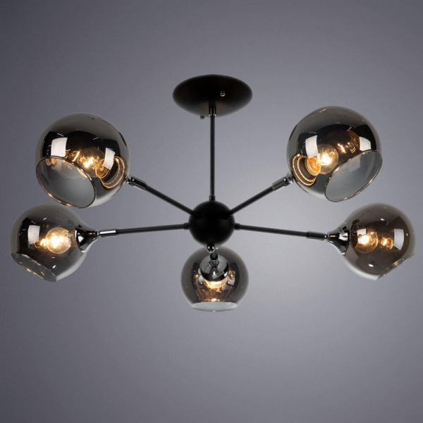 Потолочная люстра Arte Lamp Lagos A2708PL-5BK Потолочная люстра Arte Lamp Lagos A2708PL-5BK