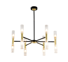 Подвесная люстра Gerhort G51233/12BK+GD CL