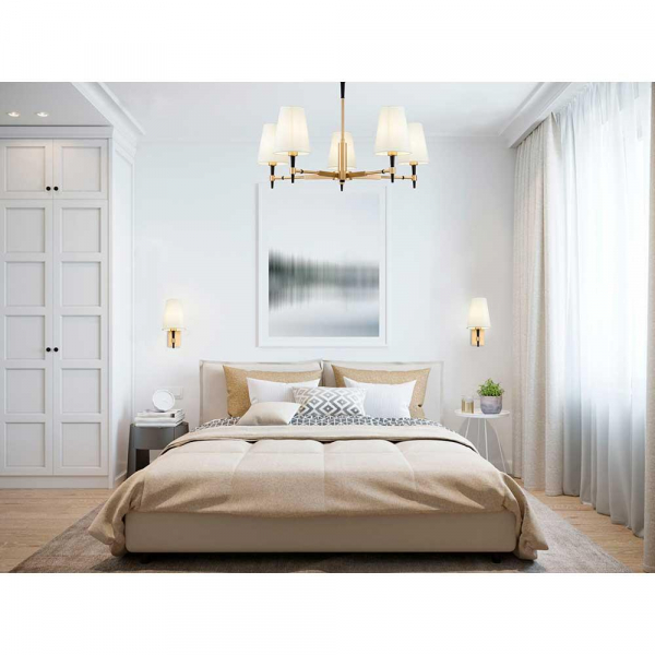 Подвесная люстра Maytoni Zaragoza H001CL-05BS Подвесная люстра Maytoni Zaragoza H001CL-05BS