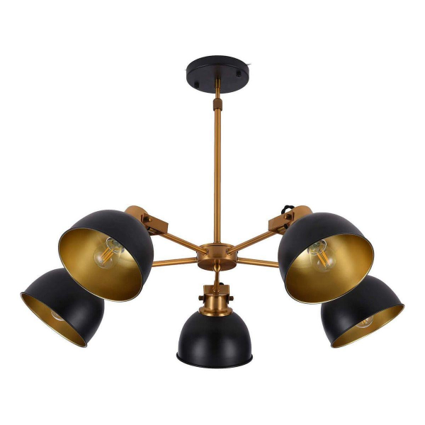 Подвесная люстра Lumina Deco Belmonti LDP D017-5 BK Подвесная люстра Lumina Deco Belmonti LDP D017-5 BK