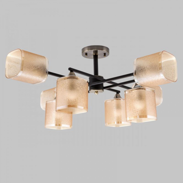 Потолочная люстра IMEX MD.4212-8-S-BK+AB Потолочная люстра IMEX MD.4212-8-S-BK+AB