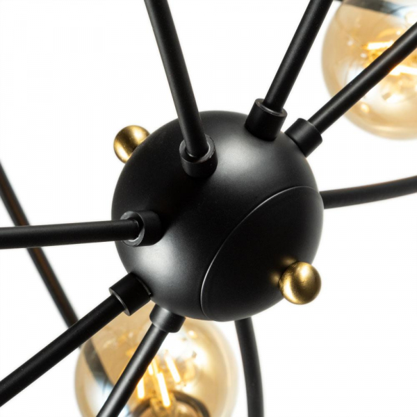 Потолочная люстра Arte Lamp Glasgow A1963PL-8BK Потолочная люстра Arte Lamp Glasgow A1963PL-8BK