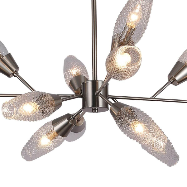 Потолочная люстра Escada Desire 10165/12PL Nickel Потолочная люстра Escada Desire 10165/12PL Nickel