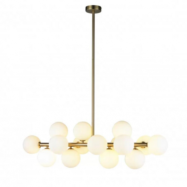 Подвесная люстра iLamp Golden 8516P/L BR-WH Подвесная люстра iLamp Golden 8516P/L BR-WH