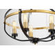 Подвесная люстра Lumina Deco Monterey LDP 1141-5 BK+MD