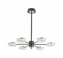 Подвесная светодиодная люстра Arte Milano Ferrara72999 277499/6 BK/GD