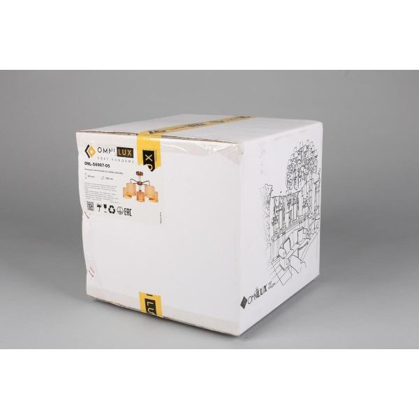 Потолочная люстра Omnilux Barumini OML-56907-05 Потолочная люстра Omnilux Barumini OML-56907-05