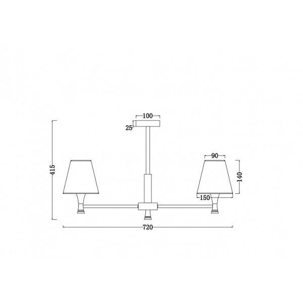 Потолочная люстра Freya Perfetto FR5098PL-05BBS