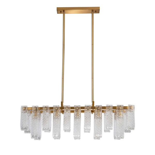 Подвесная люстра Indigo BRINA 12027/10PL Brass V000367 Подвесная люстра Indigo BRINA 12027/10PL Brass V000367