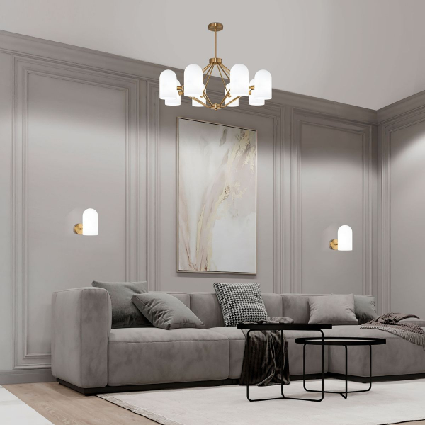 Подвесная люстра Eurosvet Bambola 60157/8 латунь