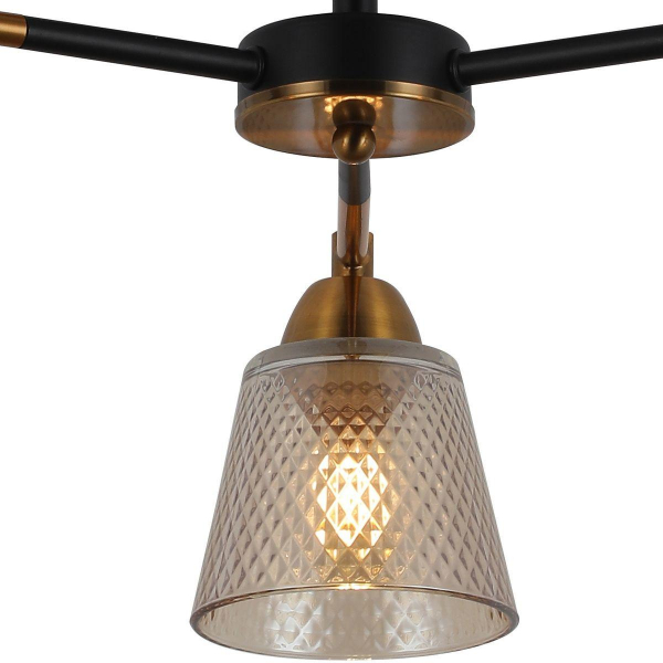 Потолочная люстра Illumico IL8226-3COU-79 BK GD Потолочная люстра Illumico IL8226-3COU-79 BK GD