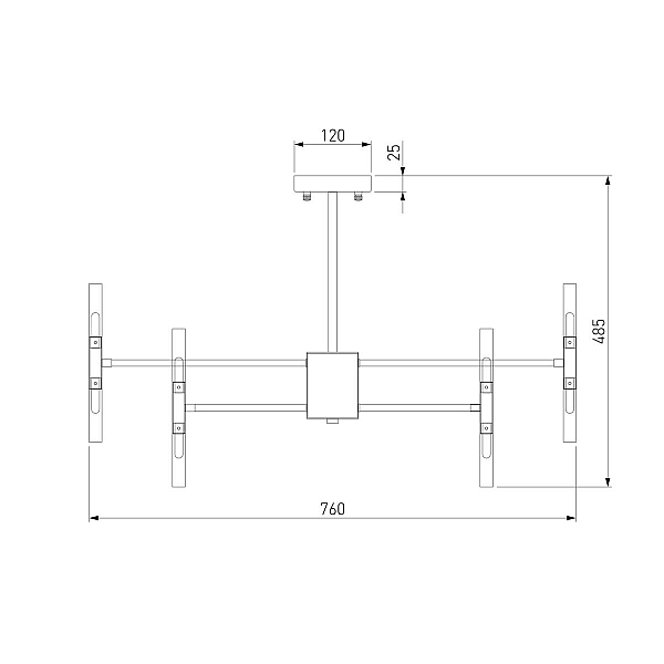 Подвесная люстра Bogates Bastone 346 Smart