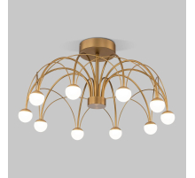 Потолочная светодиодная люстра Eurosvet Ragno 90031/10 LED золото