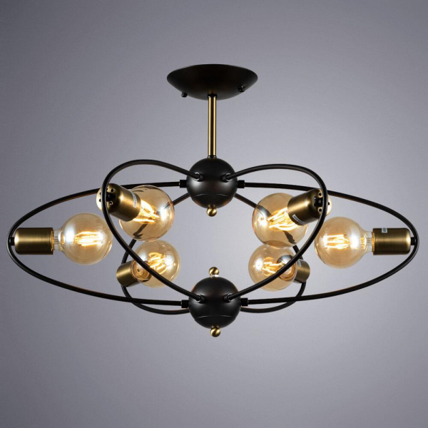 Потолочная люстра Arte Lamp Glasgow A1963PL-6BK Потолочная люстра Arte Lamp Glasgow A1963PL-6BK