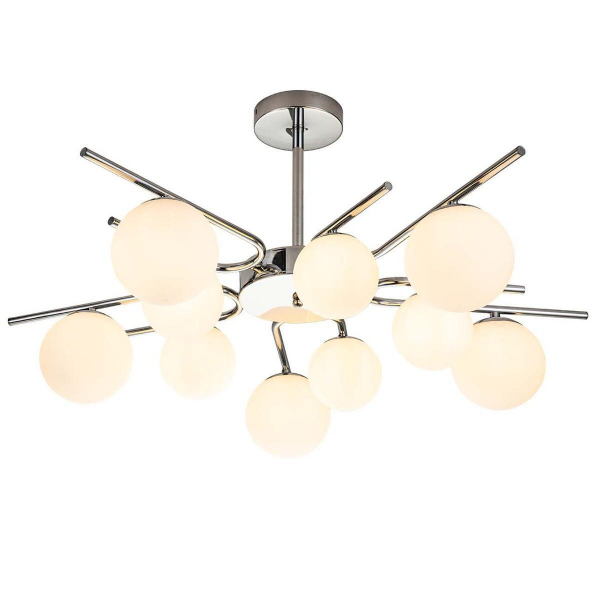 Потолочная люстра Escada Sphere 642/10P Silver Потолочная люстра Escada Sphere 642/10P Silver
