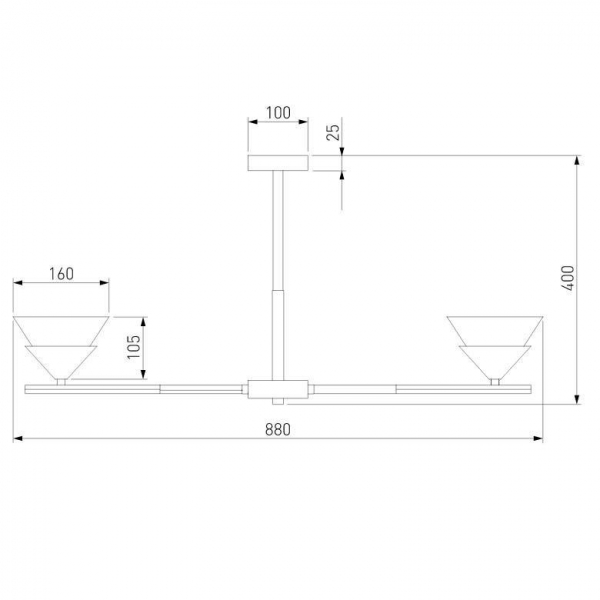 Потолочная люстра Eurosvet Rylee 70138/8 хром Потолочная люстра Eurosvet Rylee 70138/8 хром
